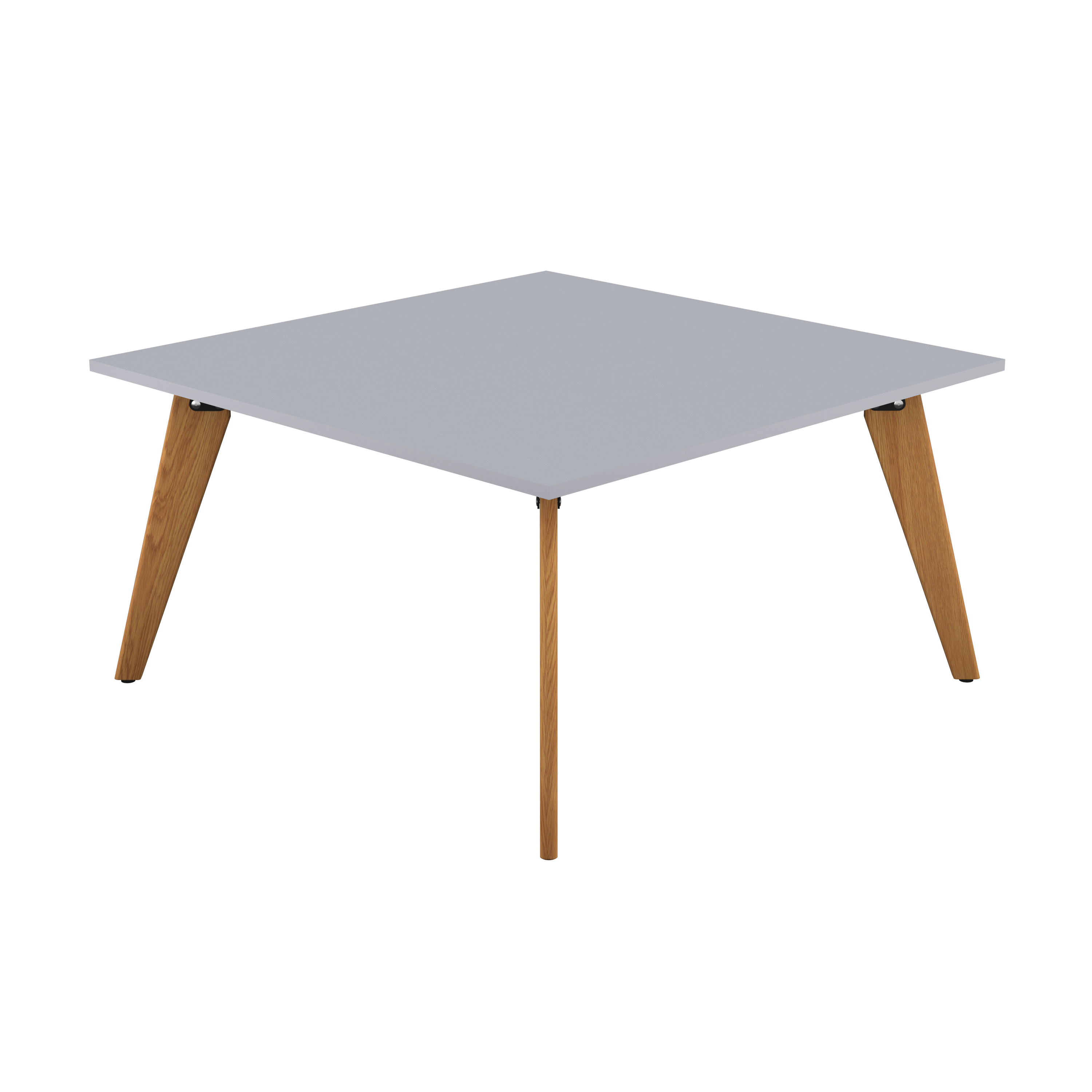 Plateau Square Meeting Table Grey 1600mm